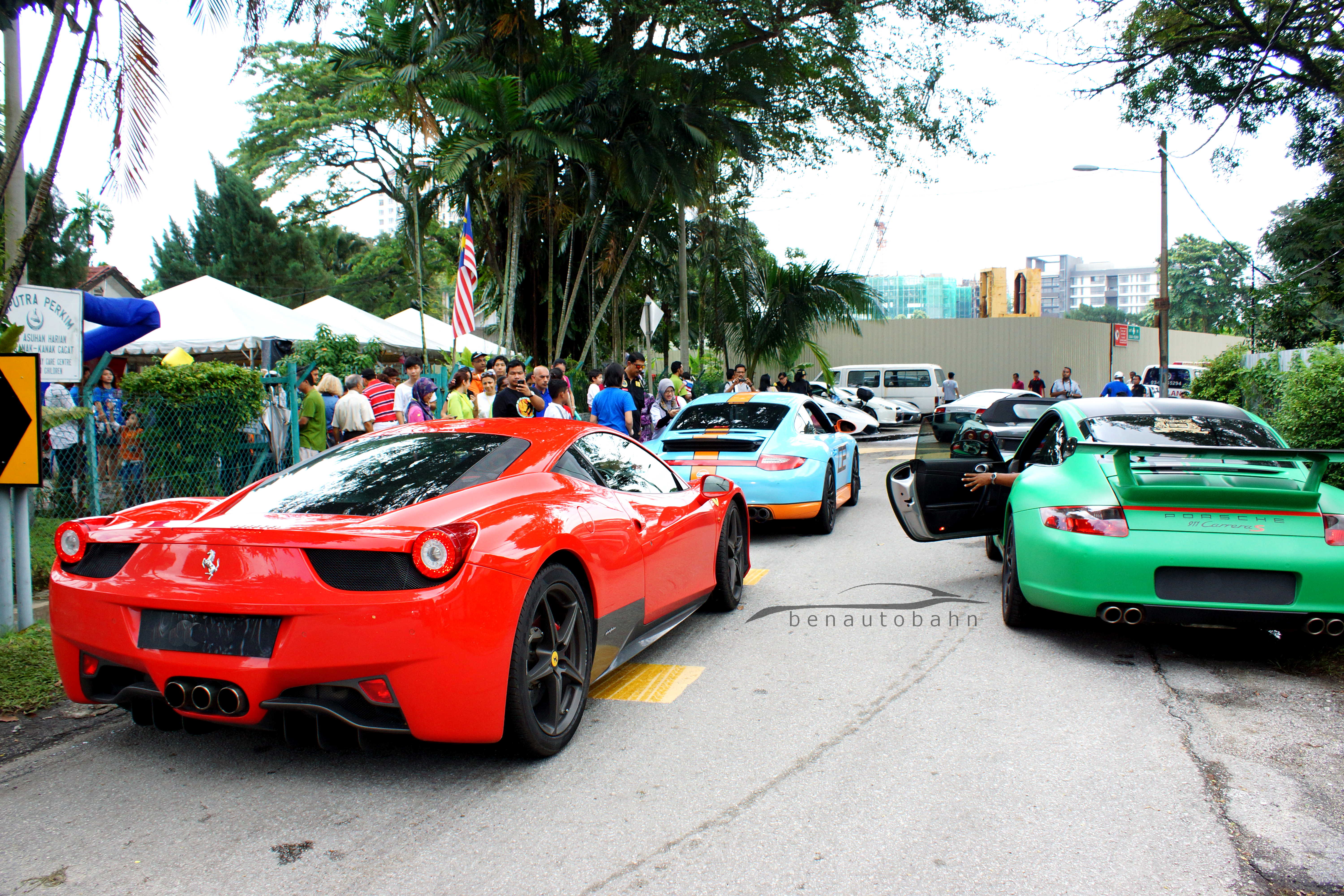 Supercar charity event