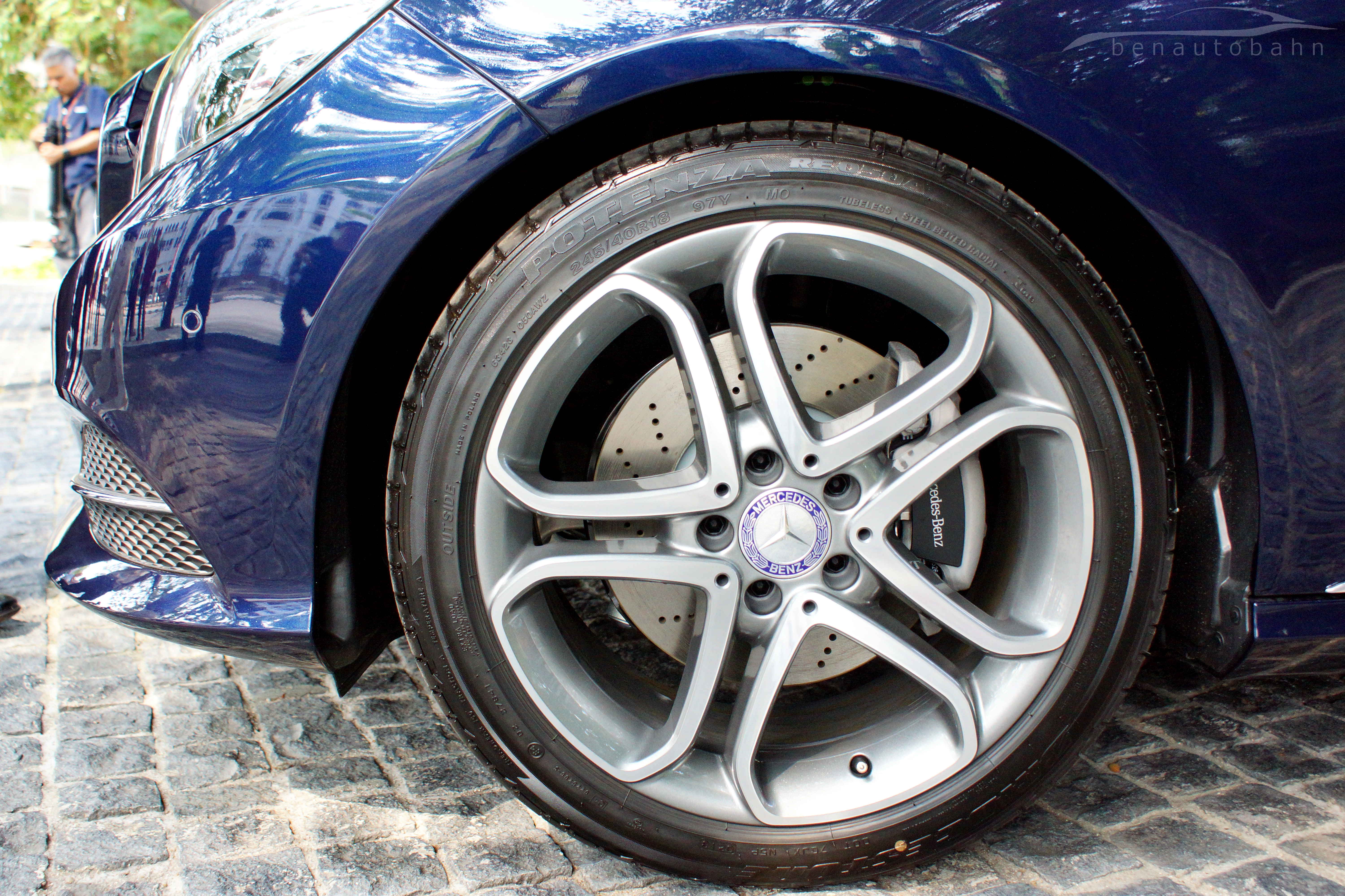 E250 gives you flashier rims and better brakes.