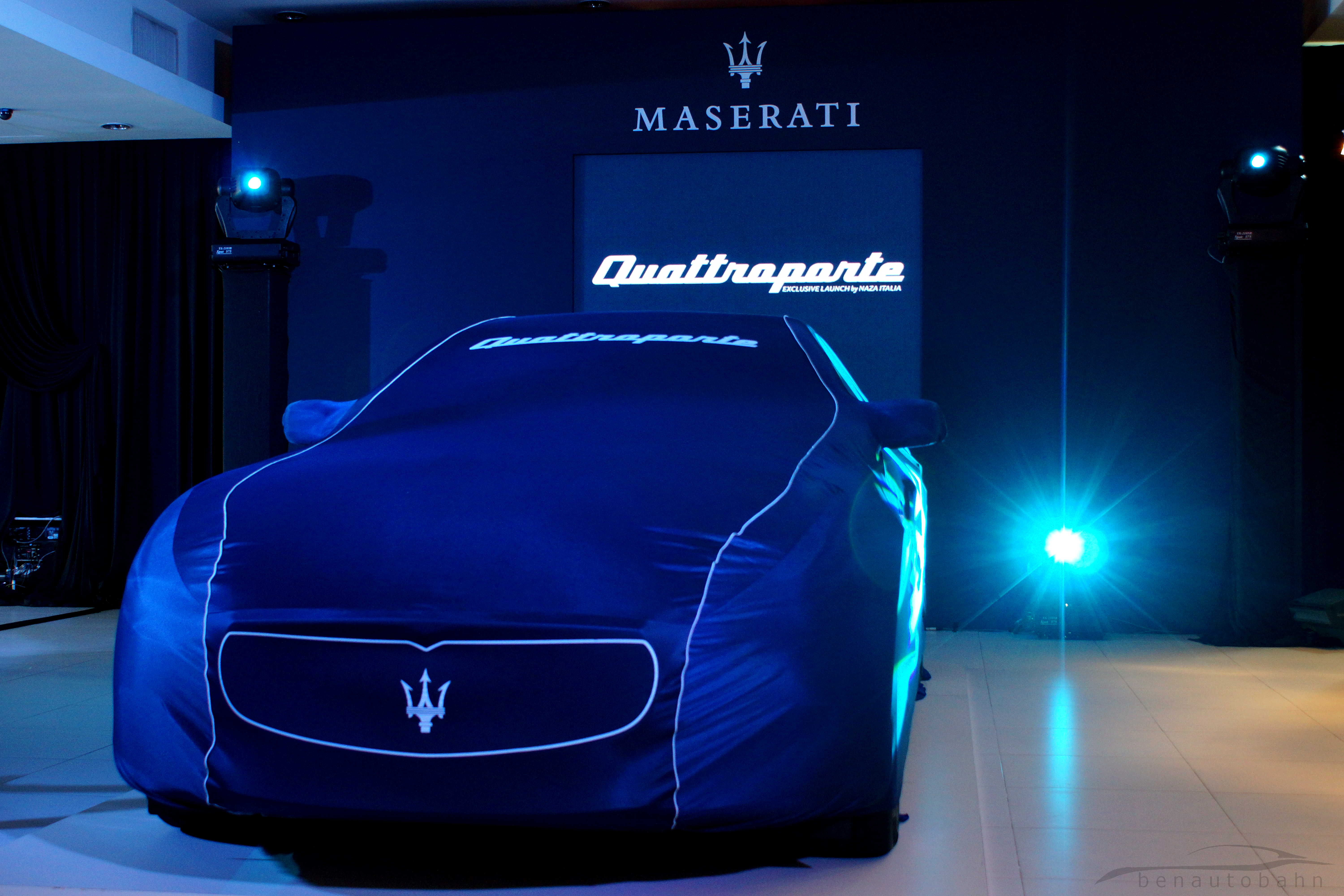 Maserati Quattroporte launch event