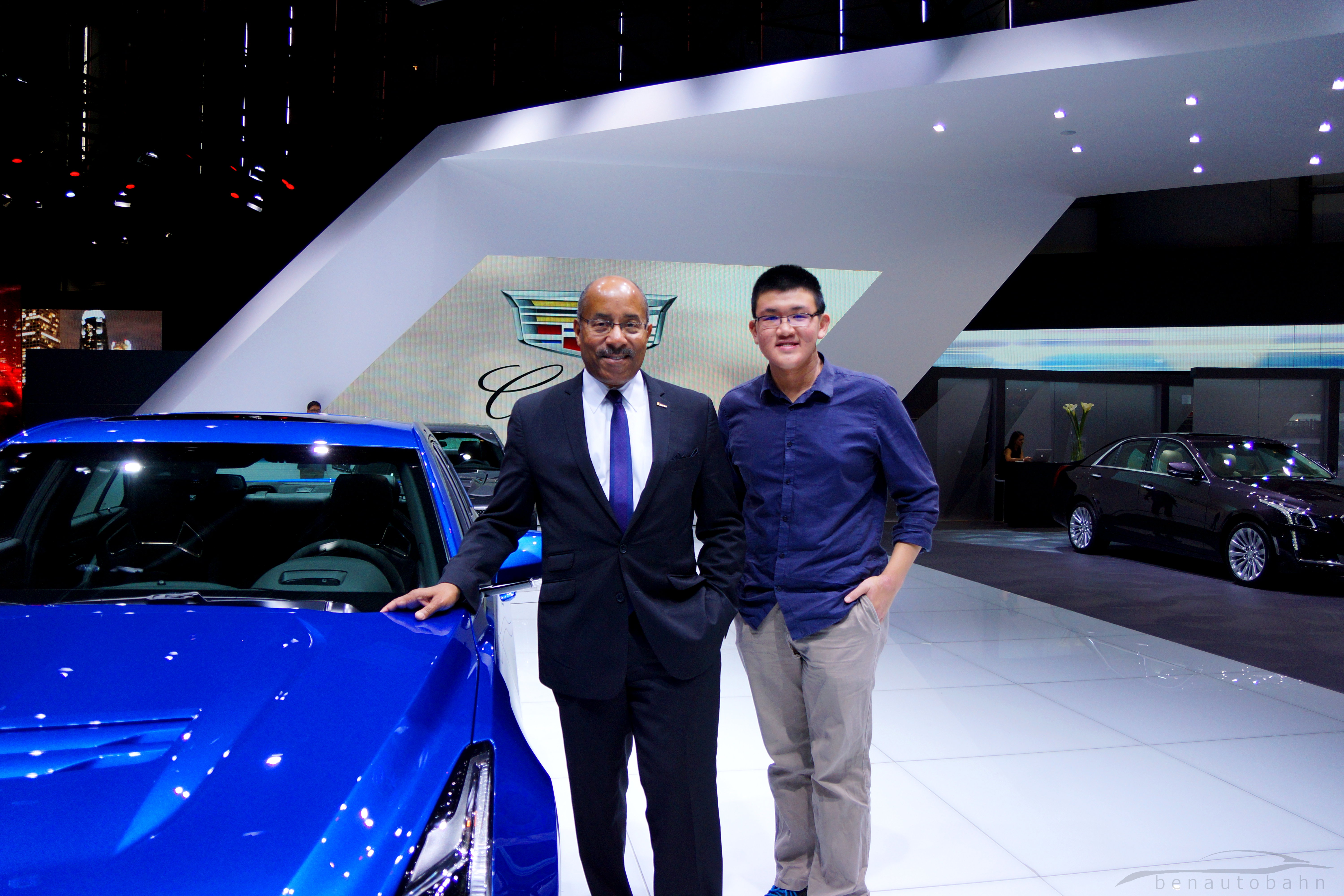 With Edward Welburn, GM vice president of global design.
