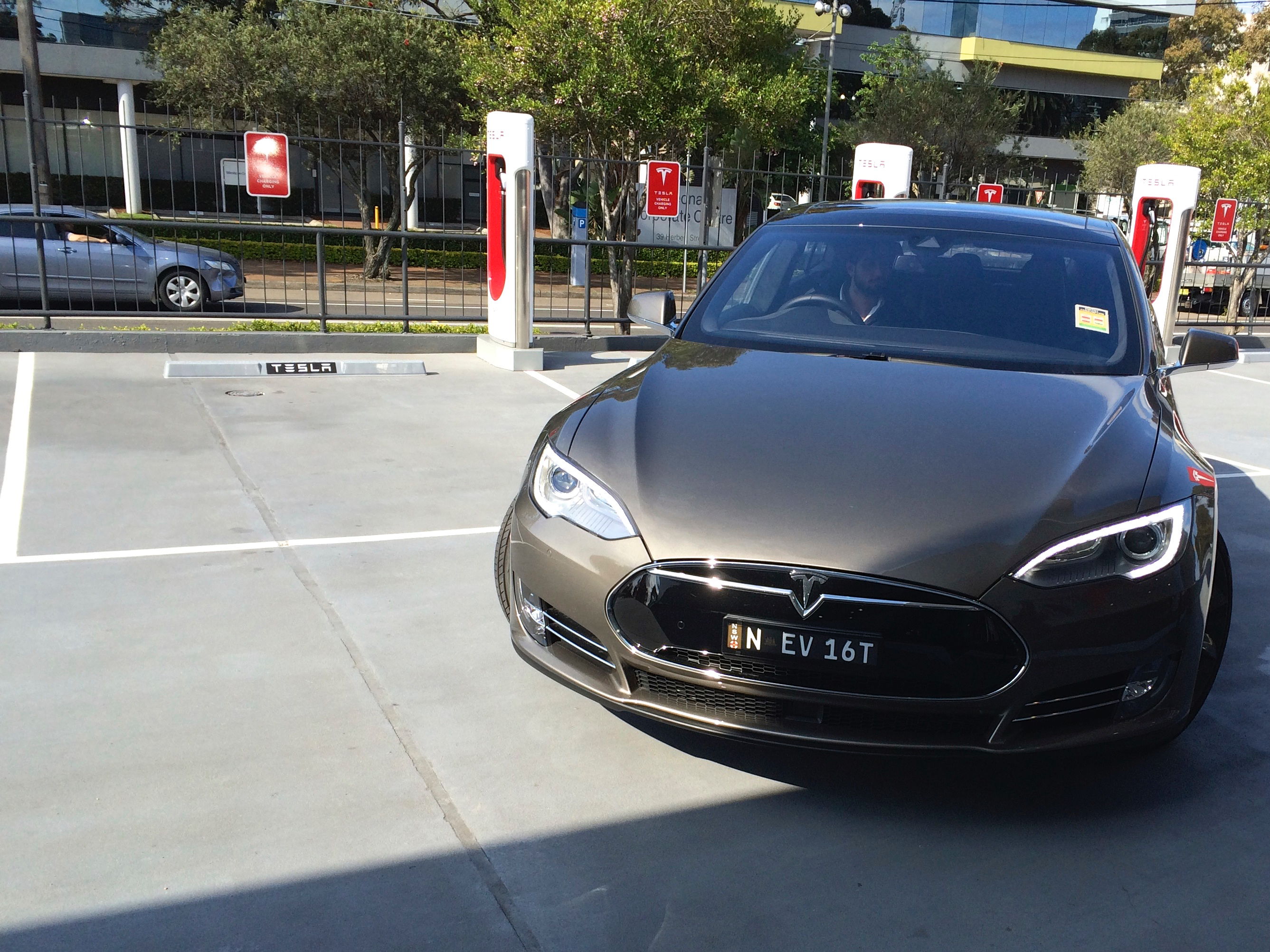 Tesla Model S first drive